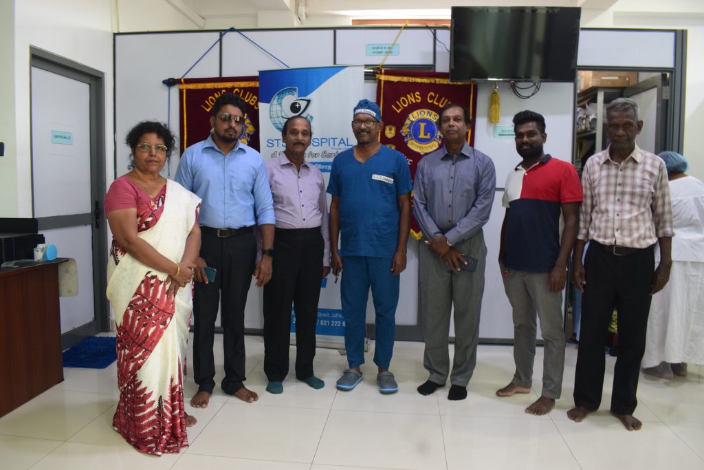 Free Eye Surgery by STS with Lions Club