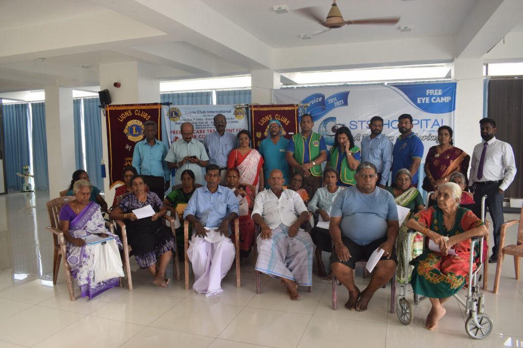 Free Eye Surgery by STS with Lions Club
